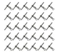 PATIKIL 48Lbs Fishing Swivels, 50 Pack 3-Way T-Shape Brass Swivels Sleeve Fishing Tackle High Strength Cross Line Swivels for Rigs Freshwater Saltwater (7#)