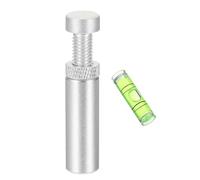 PATIKIL 49-80mm GPU Support Bracket, Graphics Card GPU Stand Brace Video Card Holder with Magnet with Bubble Spirit Level for Home Office Internet Cafes, Silver