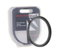 PATIKIL 49mm Star Filter, 8 Points Starburst Len Filter Variable Twinkle Effect Ultra Slim Optical Lens for Nikon and Other DSLR Cameras Holiday, Black