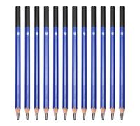 PATIKIL 4B Drawing Pencils, 12PCS Sketch Pencils for Drawing, Art, Sketching, Painting, Writing, 4B Hardness, Black, Wood, Graphite, Pre-sharpened, Ergonomic Grip