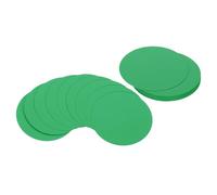 PATIKIL 4inch Circle Card Stock, 25Pcs Round Shape Cutouts Paper Thick Cardstock Coaster for DIY Craft Projects Classroom Bulletin Board Decor, Dark Green