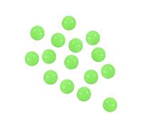 PATIKIL 4mm Glow Fishing Beads, 200Pcs Plastic Round Rubber Luminous Fishing Bait Eggs Rig Bead Tackle Lures Accessories with Storage Box, Green