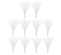 PATIKIL 4mm Pearl String Bouquet, 100 Pcs Pearl Stick Stems Bouquets Garland Spray Beaded for Bridal Beaded Wedding Party Table Decorations, White