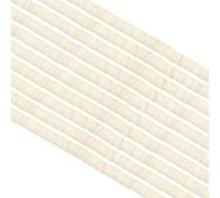 PATIKIL 4mm Polymer Clay Beads Spacer, 3500Pcs 10 Strands Round Flat Handmade Bead Spacer for Craft Home Decor Chain Bracelets Jewelry Making, Light Beige