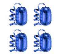 PATIKIL 4pcs Curling Ribbon Crimped Balloon String Shiny Metallic 5mm 10m for Christmas Wedding Gift Crafts Florists Decoration Blue