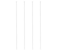 PATIKIL 4Pcs Hanging Chains with S Hooks, 90cm Plant Hangers for Bird Feeders Planters Lanterns Wind Chimes Chalkboards and Ornaments, Silver