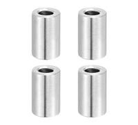 PATIKIL 4Pcs Stainless Steel Spacers, 6mm ID x 12mm OD x 20mm Height 304 Stainless Steel Bushing Screw Standoff Unthreaded Round Spacer for 1/4" M6 Screws Bolts Nuts