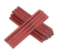 PATIKIL 4x0.27 Inch Glitter Hot Glue Sticks, 16 Pcs Hot Glue Gun Sticks Mini Hot Melt Adhesive Glue Stick for DIY Art Craft Repairs Festival Decoration, Red