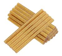 PATIKIL 4x0.27 Inch Glitter Hot Glue Sticks, 38 Pcs Hot Glue Gun Sticks Mini Hot Melt Adhesive Glue Stick for DIY Art Craft Repairs Festival Decoration, Golden Powder Glue