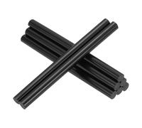 PATIKIL 4x0.27 Inch Hot Glue Sticks, 8 Pcs Hot Glue Gun Sticks Mini Hot Melt Adhesive Glue Stick for DIY Art Craft Repairs Festival Decoration, Black
