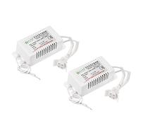 PATIKIL 4x2x1" Electronic Ballast, 2 Pack 220V AC 22/55-Watt Ring Fluorescent Lamp Universal Ballast Tube Instant Start, Silver Tone