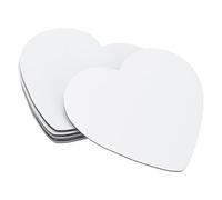 PATIKIL 4x3.7 in Sublimation Magnet Blanks, 10pcs Sublimation Blanks Products Personalized Refrigerator Magnets for Kitchen Fridge Home Decor, Heart