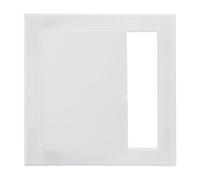 PATIKIL 4x4 inch(100x100mm) Self-Adhesive Access Panel, ABS Plumbing Access Doors Easy Wall Hole Cover for Drywall Plumbing Electrical Cables Wiring, White