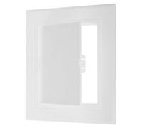 PATIKIL 4x4 inch(95x95mm) Removable Hinged Access Panel, ABS Plumbing Access Doors Easy Wall Hole Cover for Drywall Plumbing Electrical Cables Wiring, White