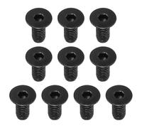PATIKIL 5/16-18 x 3/4" Flat Head Socket Cap Screws, 10 Pack Flat Countersunk Bolts Carbon Steel Hex Socket Drive Machine Screws Full Thread Black Oxide Grade 10.9