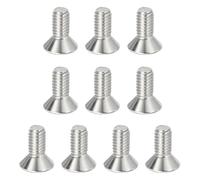PATIKIL 5/16-18 x 3/4" Flat Head Socket Cap Screws, 10 Pack Flat Countersunk Bolts Hex Socket Drive Machine Screws 304 Stainless Steel 18-8 Full Thread Grade 6.8