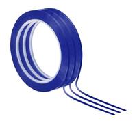 PATIKIL 5/32"(4mm) Whiteboard Tape, 3 Pack Thin Dry Erase Tape 72 Yard(66m) for Graphic Chart Marking DIY Art, Blue