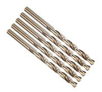 PATIKIL 5.4mm Drill Bit #3, Micro Number Small Bits 4341 High-Speed Steel 135° Gold for Soft Thin Metal Steel Wood Acrylic - 5 Pack