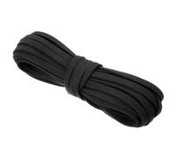 PATIKIL 5.5 Yards x 5mm Faux Suede Leather Cord, Leather Lace String for Bracelet Necklace Beading Making DIY Crafts, Black