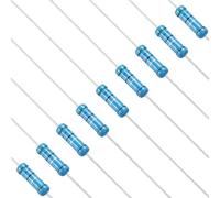 PATIKIL 5.6 Ohm Resistor, 50Pcs 2W Metal Film Fixed Resistor Kit 1% Tolerance Multiple Values of Resistance Optional for DIY Electronics Projects Computer TV Circuit Board