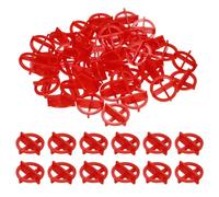 PATIKIL 5/64inch (2mm) Cross Removable Tile Spacers, 100 PCS Plastic Cross Leveling Clips Reusable Wall Floor Construction Tools for Various Type of Tile Leveling, Red