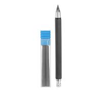 PATIKIL 5.6mm Mechanical Carpenter Pen, Deep Hole Marker Construction Pencil Heavy Duty Woodworking Pencils with 4 Refills for Woodworking Architect Construction Builders, Black