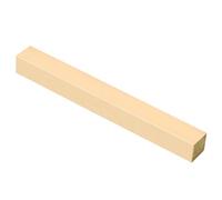 PATIKIL 5/8 x 5/8 x 6" H59 Brass Square Bar, Solid Square Mill Stock for Crafting Maintenance Electrical Architectural Decoration, Brass