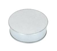 PATIKIL 5 Inch Metal Tee Cap, 1 Pcs Galvanized Steel Duct End Cap Dry Vent Cover Ducting Sealing Tee Plug for HVAC Systems Indoor and Outdoor Use