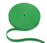 PATIKIL 5 m x 10 mm (L x W) Flat Leather Cord String, Leather Trimming Strips for Various DIY Crafts Pillows Headbands Quilts Purses Clothes, Green