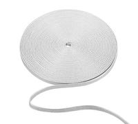 PATIKIL 5 m x 5 mm (L x W) Flat Leather Cord String, Leather Trimming Strips for Various DIY Crafts Pillows Headbands Quilts Purses Clothes, Silver