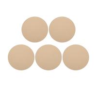 PATIKIL 5 Pack 10" 250mm OD Ceramic Drying Slab, 9mm 3/8" Thick Round Clay Wedging Board Sculpture Base Plate Pottery Wheel Bats Without Holes, Sand Table Baking Model Bottom Block