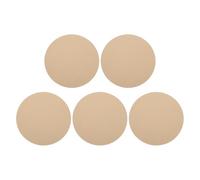 PATIKIL 5 Pack 12" 300mm OD Ceramic Drying Slab, 9mm 3/8" Thick Round Clay Wedging Board Sculpture Base Plate Pottery Wheel Bats Without Holes, Sand Table Baking Model Bottom Block