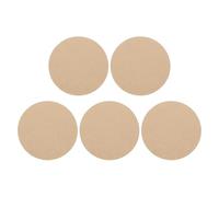 PATIKIL 5 Pack 8" 204mm OD Ceramic Drying Slab, 6mm 15/64" Thick Round Clay Wedging Board Sculpture Base Plate Pottery Wheel Bats Without Holes, Sand Table Baking Model Bottom Block