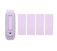 PATIKIL 5 Pack Erasers, Sliding Retractable Eraser Push Pull Cute Pencil Erasers Soft Large Easy to Clean with Plastic Sleeve for Sketching Drawing Artists Teacher Pencils, Purple