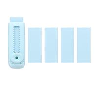 PATIKIL 5 Pack Erasers, Sliding Retractable Eraser Push Pull Cute Pencil Erasers Soft Large Easy to Clean with Plastic Sleeve for Sketching Drawing Artists Teacher Pencils, Blue