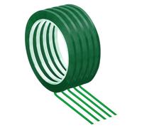 PATIKIL 5 Pack Whiteboard Tape, 2.5mm 3/32" Width Art Tape Dry Erase Board Pinstripe Thin Tape for Graphic Chart Grid Drafting Electrical Marking, Green