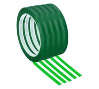 PATIKIL 5 Pack Whiteboard Tape, 7mm 1/4" Width Art Tape Dry Erase Board Pinstripe Thin Tape for Graphic Chart Grid Drafting Electrical Marking, Green