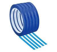 PATIKIL 5 Pack Whiteboard Tape, 7mm 1/4" Width Art Tape Dry Erase Board Pinstripe Thin Tape for Graphic Chart Grid Drafting Electrical Marking, Blue