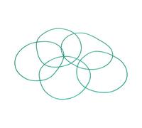 PATIKIL 5 Pcs Fluorine Rubber O-Rings 120mm OD 116mm ID 2mm Width Metric Round Sealing O Ring Seal Gasket for Machinery Industrial Engines Plumbing Faucet Hose Automotive