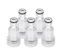 PATIKIL 5 Pcs Pressure Washer Hose Adapter, 1-3/16 Inch Transparent Water Inlet Filter Replacement Tool for Garden Courtyard