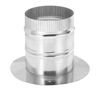 PATIKIL 5" Round Duct Collar, Galvanized Duct Connector Flange Pipe Collar Take Off Collar for Flexible or Rigid Ducts, Heating Cooling Ventilation Exhaust Fan Vent Systems