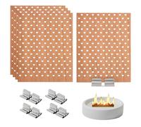 PATIKIL 5 Set 2.8x3.5 Inch Wood Wicks for Candles Making, Heart Shaped Hollow Natural Wooden Wick with Metal Clip Holders, DIY Candle Making Supplies Kit for Handmade Crafts