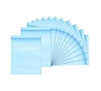PATIKIL 5 x 7cm Anti-Static Seal Top Plastic Bag, 100 Pack Zipper Reclosable Flat Poly Bags for Bakery Treats Clothing Electronic Components Accessories, Blue