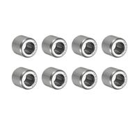 PATIKIL 5 x 9 x 9 mm Needle Roller Bearings, 8PCS Steel Full Complement Drawn Cup Open Ends Bearing for Gearbox Use, Silver