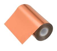 PATIKIL 5" x400Ft Hot Stamping Foil Paper, Heat Transfer Hot Stamping Paper Foil Roll for Leather DIY Logo Decor Craft Gift Package Scrapbook Card, Rose Gold