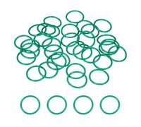 PATIKIL 50 Pcs Fluorine Rubber O-Rings 24mm OD 20mm ID 2mm Width Metric Round Sealing O Ring Seal Gasket for Machinery Industrial Engines Plumbing Faucet Hose Automotive