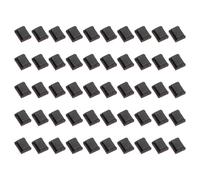 PATIKIL 50 Pcs LED Light Hooks, Outdoor String Light Hanger Waterproof Decor Self Adhesive Light Hanging Clip for Holiday String Light Outside, Black