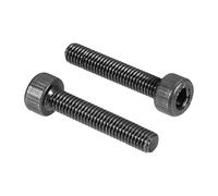 PATIKIL 50 Pcs M3 x 16 mm Hex Socket Head Cap Screws Bolts, 12.9 Grade Carbon Steel Socket Drive Screws, Black Oxide, Full Threads