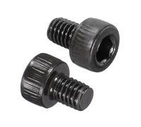 PATIKIL 50 Pcs M3 x 4 mm Hex Socket Head Cap Screws Bolts, 12.9 Grade Carbon Steel Socket Drive Screws, Black Oxide, Full Threads