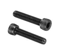 PATIKIL 50 Pcs M4 x 20 mm Hex Socket Head Cap Screws Bolts, 12.9 Grade Carbon Steel Socket Drive Screws, Black Oxide, Full Threads